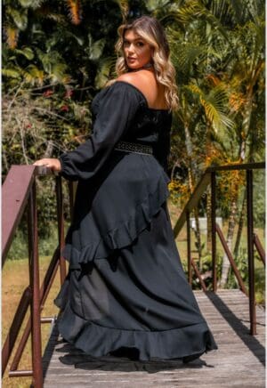 CJT SAIA BLUSA BABADO - Imagem 3