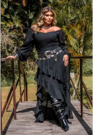 CJT SAIA BLUSA BABADO