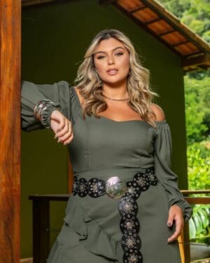 CJT SAIA BLUSA BABADO - Imagem 8