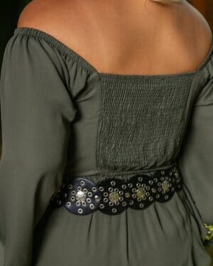 CJT SAIA BLUSA BABADO - Imagem 5