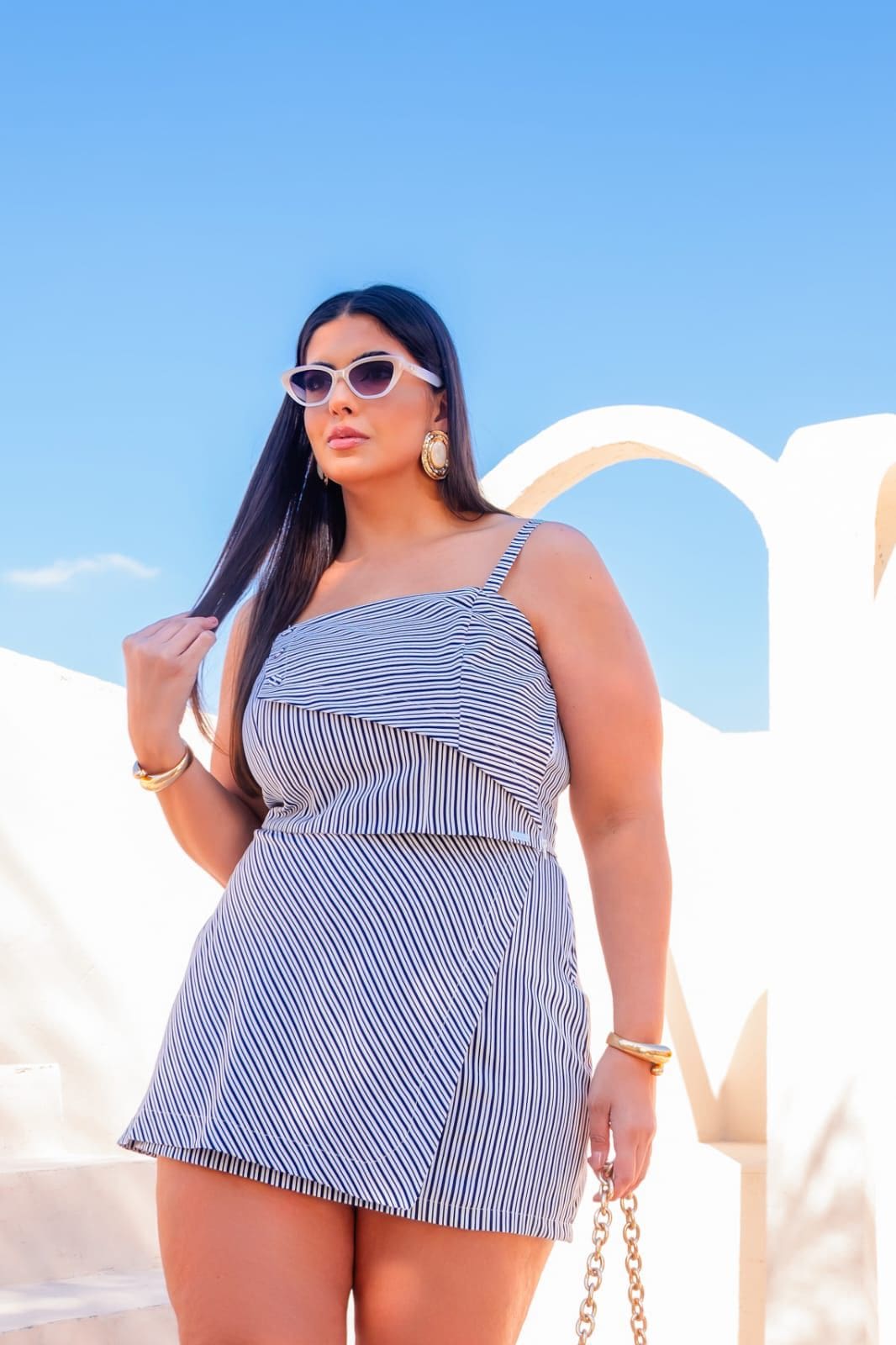 WhatsApp Image 2025-08-11 at 11.27.35 CJT TOP SHORT LISTRA - Imagem 1